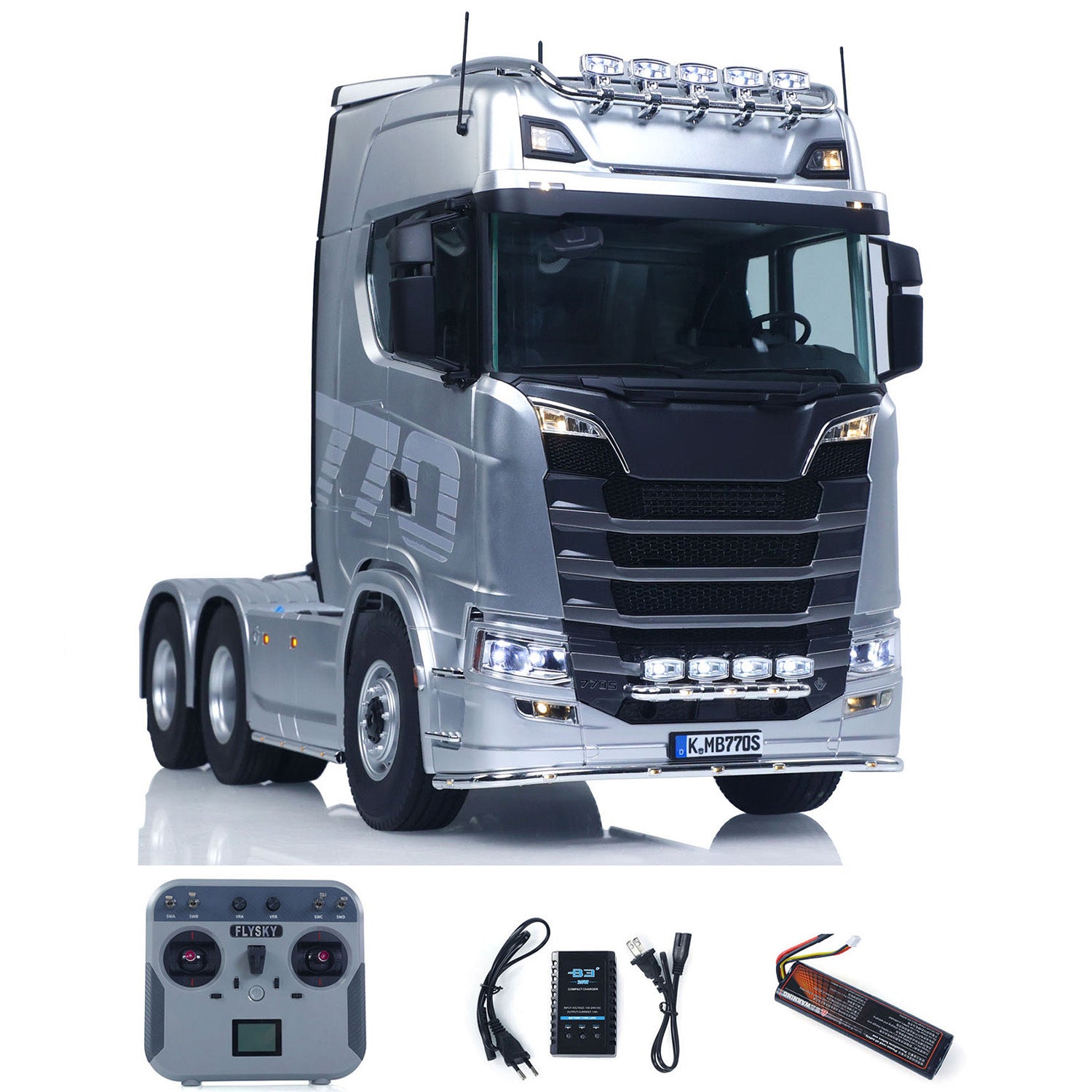 KABO 770S-100 6X6 RC tractor truck lorry car finished model