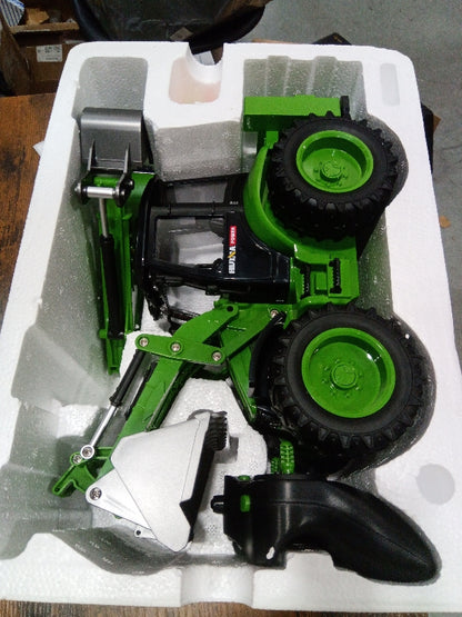Fast Free Shipping Second Hand US Stock HUINA 1579 1/14 Remote Control Backhole Wheel Loader with 2.4G 9CH Radio Controller for Outdoor Fun