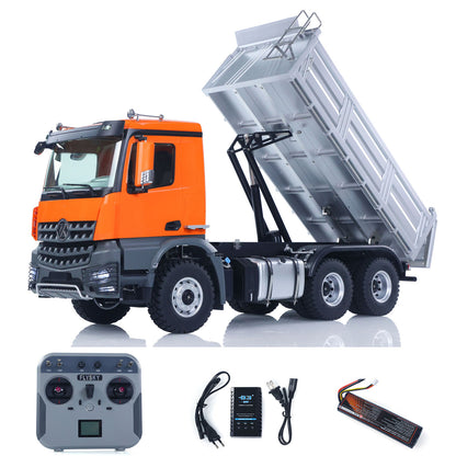 Big Discount Fast Free Shipping for EU 1/14 2.4G Remote Control Electric Lifting Dumper 5702 Model 6*6 Tipper Vehicle 2Speed Sound Light Motor RTR Car Gifts Adults