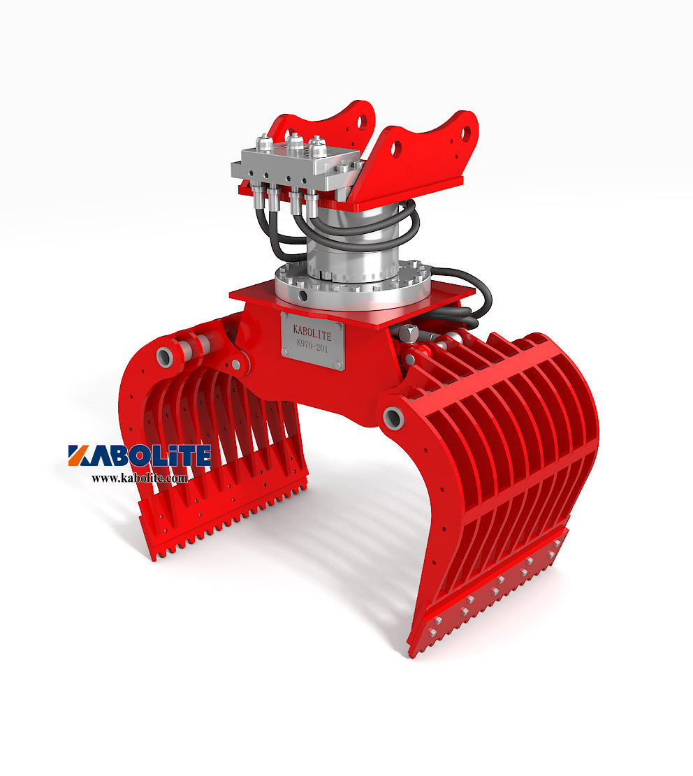 Metal Barrier Guard Curved Ripper Scarifier Claw Shear for Kabolite 1/14 K970 2.4G Hydraulic RC Excavator DIY Model Parts