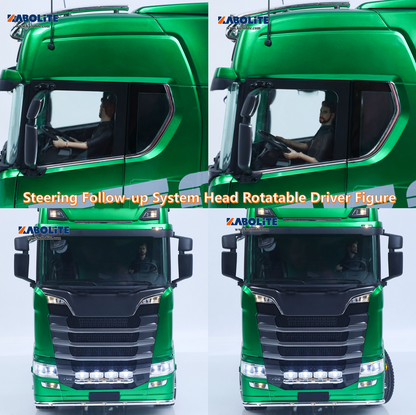 KABOLITE 770S 100 1/14 6X6 RC Tractor Truck with 2Speed Transmission Sound Light System