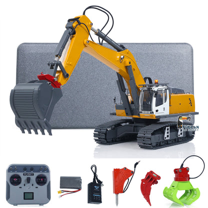 US Stock 1/18 Kabolite 5901 100S Electric Lifting RC Excavator Flysky Remote Control Digger Engineering Vehicle Electric Ripper Hammer