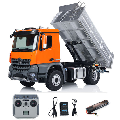 Flash Sale US Stock 1/14 Kabolite 5701 RC Dump Truck 4x4 Remote Control Dumper Car Sound Light Model