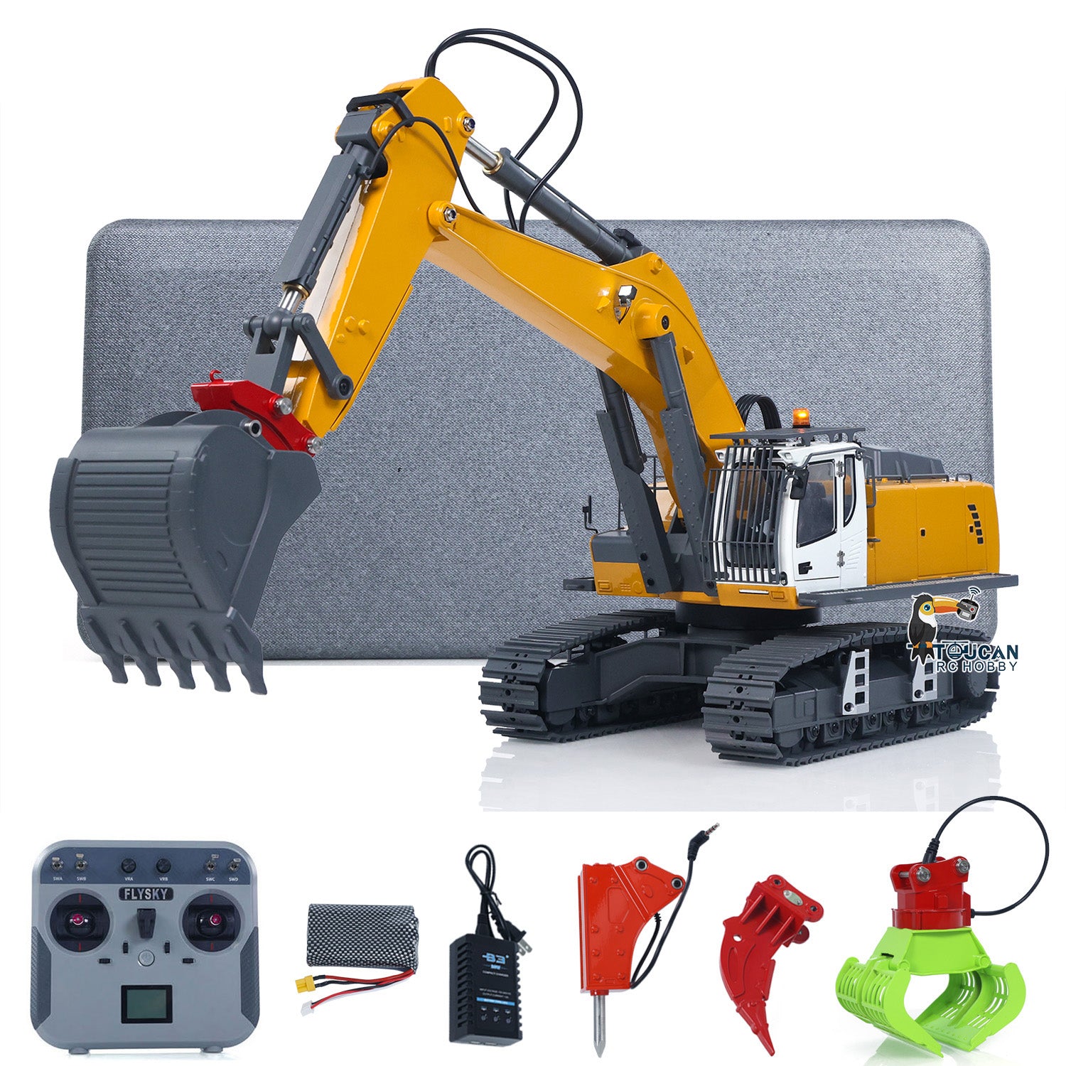 New Product! 1/18 Kabolite 5901 100S Electronic RC Excavator Flysky Re