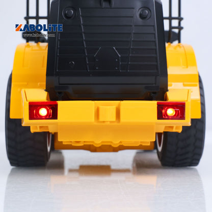 IN Stock HUINA 552 1/16 Half Metal Electric Remote Control Loader Mini RC Engineering Vehicle Model Radio Lights Sounds Effects