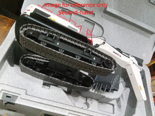 Second Hand US Stock 1/14 HUINA RC Metal Excavator Model Toys 1594 Radio Control Digger Light Sound Battery