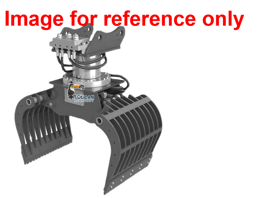 Metal Barrier Guard Curved Ripper Scarifier Claw Shear for Kabolite 1/14 K970 2.4G Hydraulic RC Excavator DIY Model Parts