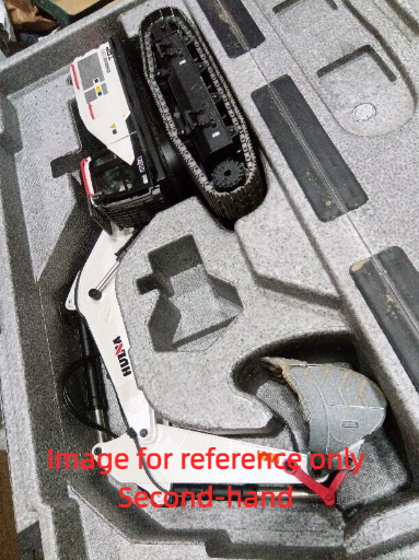 Second Hand US Stock 1/14 HUINA RC Metal Excavator Model 1594 Radio Control Digger Light Sound Battery