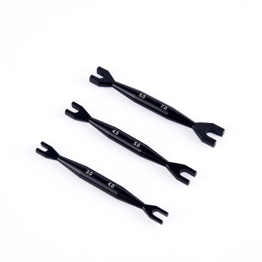 3pcs Open End Wrench Double End Spanner 3-4mm 4.5-5mm 5.5-7mm for RC Crawler Car Radio Control Electric Vehicle DIY Model