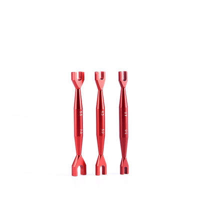 3pcs Open End Wrench Double End Spanner 3-4mm 4.5-5mm 5.5-7mm for RC Crawler Car Radio Control Electric Vehicle DIY Model