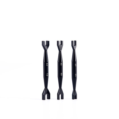 3pcs Open End Wrench Double End Spanner 3-4mm 4.5-5mm 5.5-7mm for RC Crawler Car Radio Control Electric Vehicle DIY Model