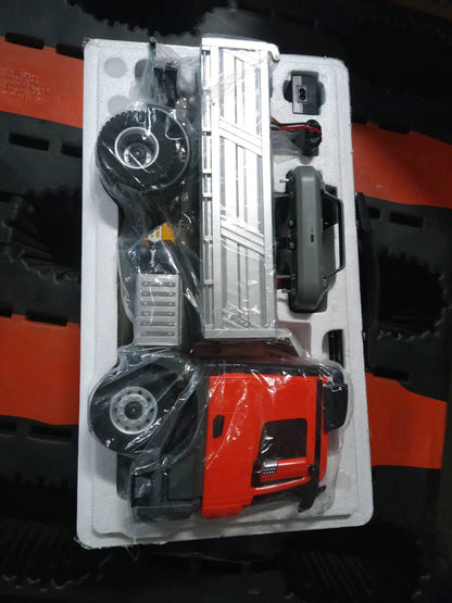 Free Shipping Second Hand US Stock 1/14 Kabolite 5701 RC Dump Truck 4x4 Remote Control Dumper Car Sound Light Model