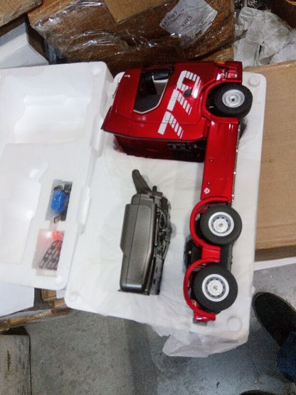 Fast Free Shipping Second Hand US Stock 770S Plastic 1/18 RC Tractor Truck Finished 7.4V Battery Radio 19CH Light Sound Effects Remote Control Model RTR Lorry Car