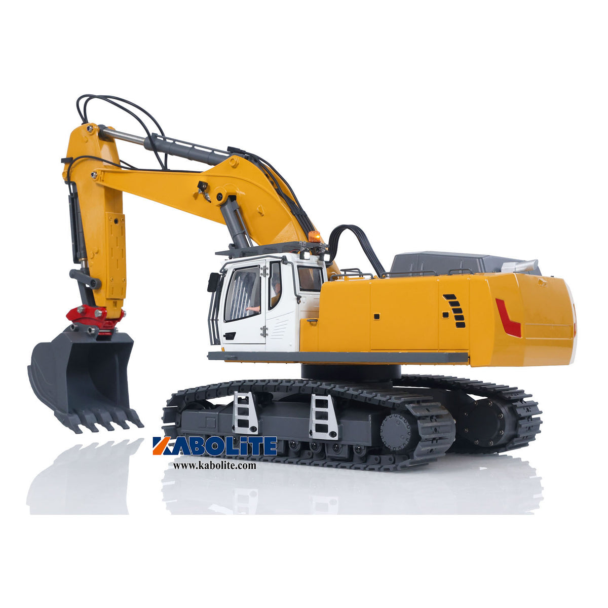 Fast Free Shipping for EU Kabolite 5901 100S 1/18 RC Excavator Electric Lifting Digger with Flysky Remote Controller Electric Ripper Hammer Claw for Engineering Vehicle Enthusiast