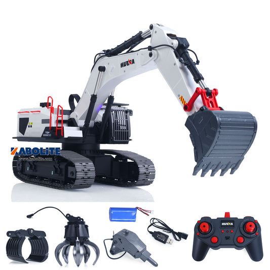 HUINA 1594 1/14 Metal RC Excavator with Bucket Drill Ball Wooden Claw