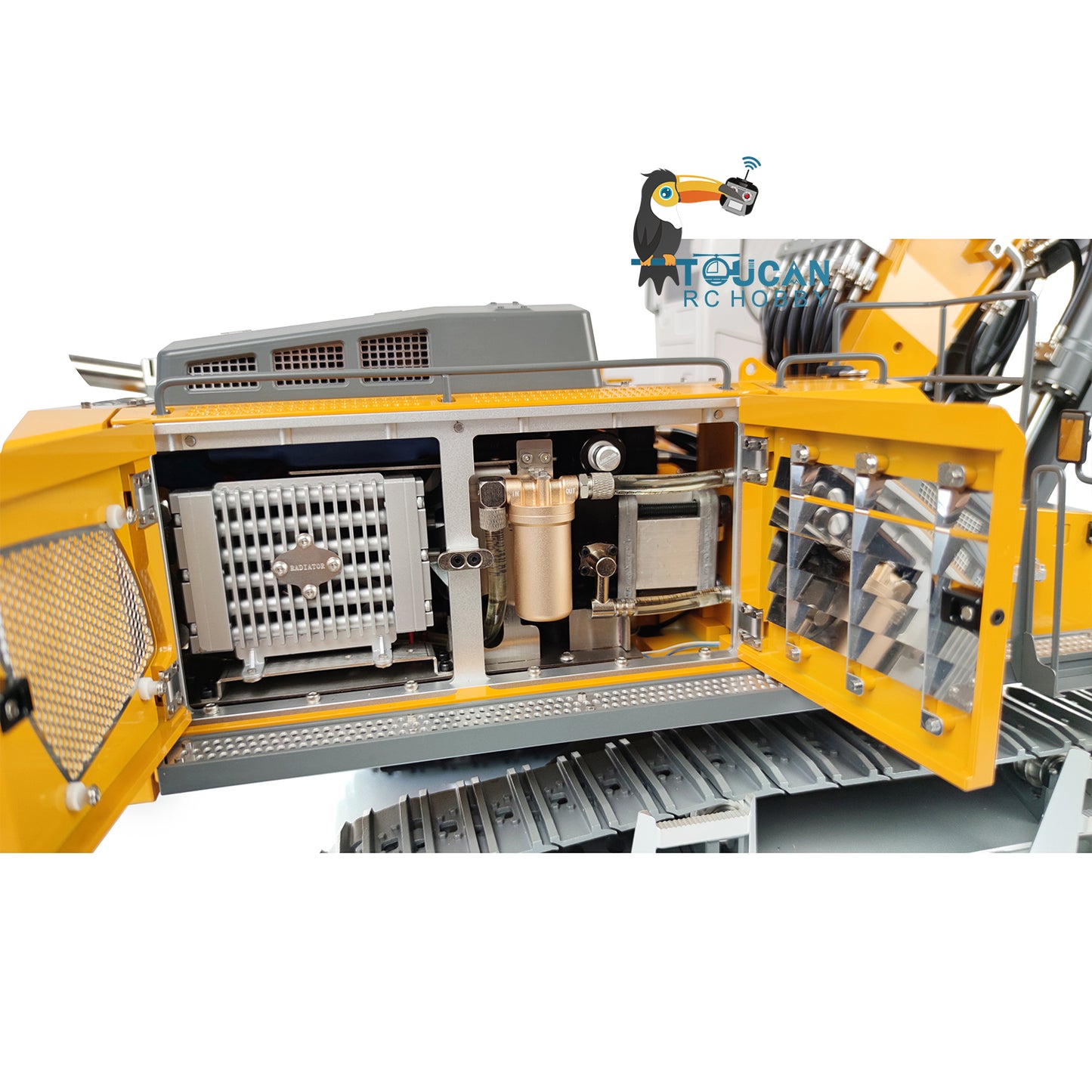 Limited Version Kabolite 1/14 RC Hydraulic Excavator Remote Control Digger Truck Car RTR Model K970 200 Painted Assembled Metal Front Shove