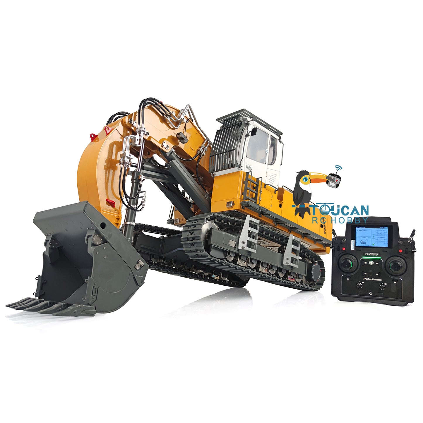 Limited Version Kabolite 1/14 RC Hydraulic Excavator Remote Control Digger Truck Car RTR Model K970 200 Painted Assembled Metal Front Shove