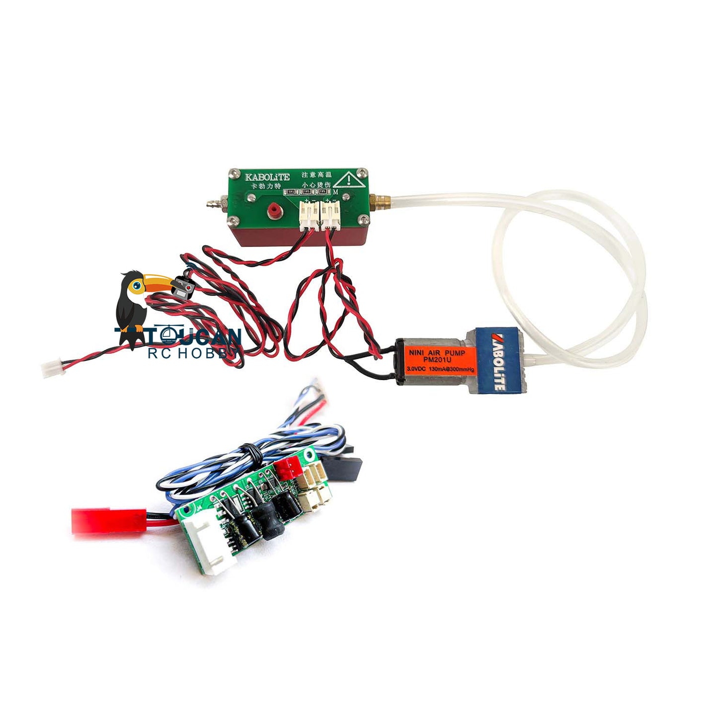 Metal Smoker Gearbox Unit W/ Control Board For 1/14 KABOLITE K970 RC Hydraulic Excavator Remote Control Digger Electric Truck