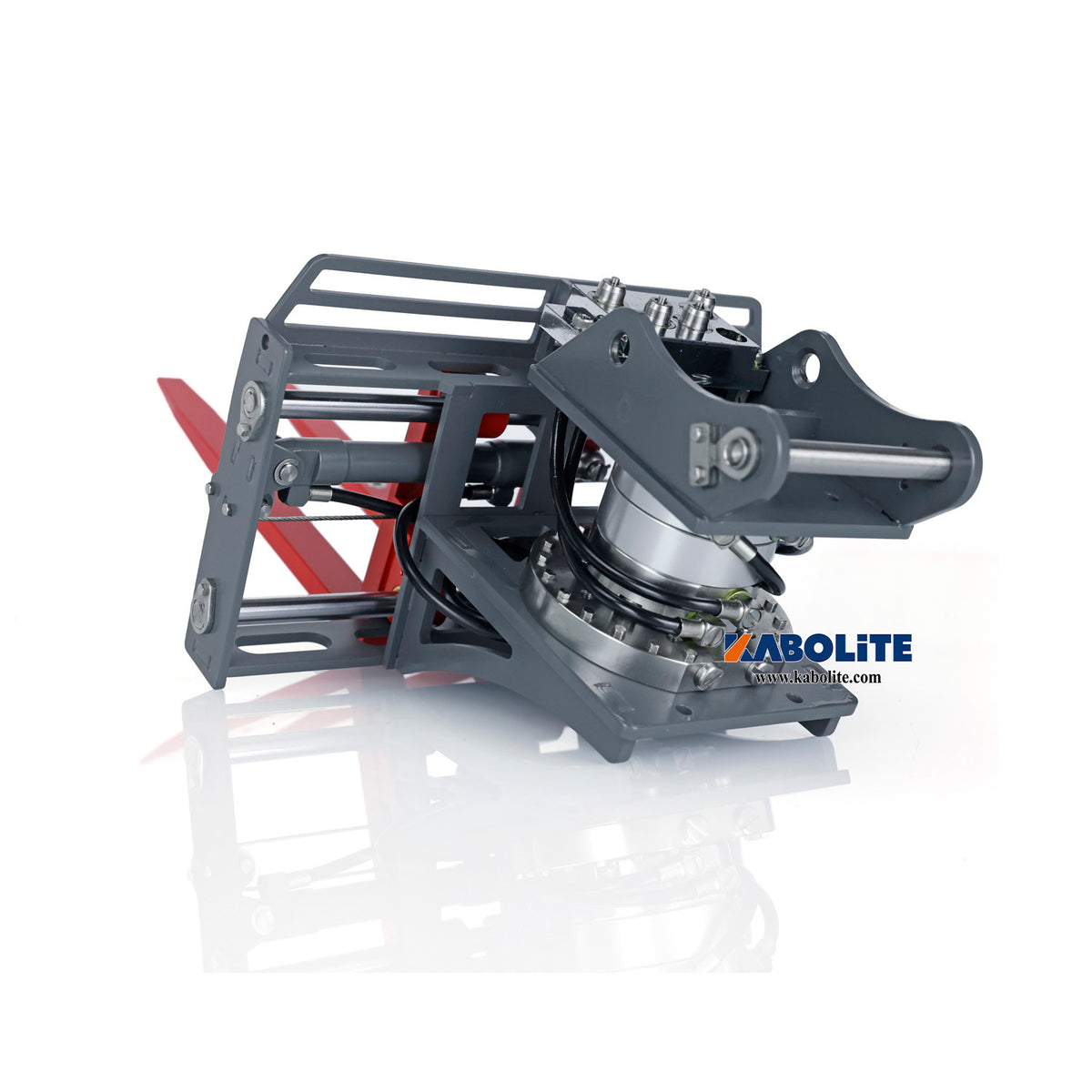 Kabolite Metal Hydraulic Fork Attachment Replacement Spare Part for 1/14 K970 100S RC Excavator