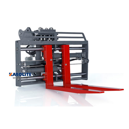 Kabolite Metal Hydraulic Fork Attachment Replacement Spare Part for 1/14 K970 100S RC Excavator