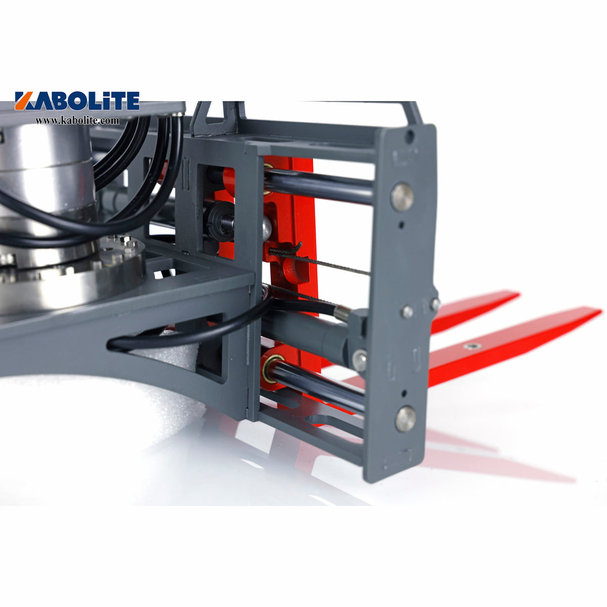 Kabolite Metal Hydraulic Fork Attachment Replacement Spare Part for 1/14 K970 100S RC Excavator