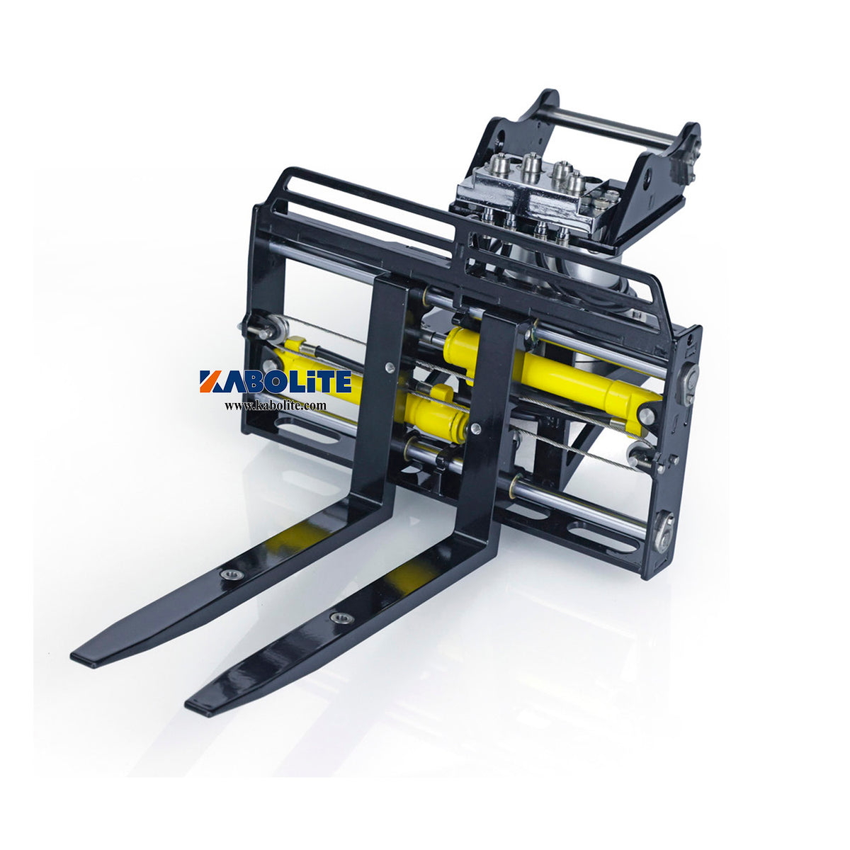 Kabolite Metal Hydraulic Fork Attachment Replacement Spare Part for 1/14 K970 100S RC Excavator