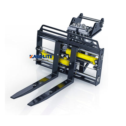 Kabolite Metal Hydraulic Fork Attachment Replacement Spare Part for 1/14 K970 100S RC Excavator