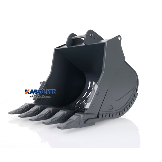 Kabolite Metal Bucket Upgrade Attachment Replacement Spare Part for 1/14 K970 100S Hydraulic RC Excavator Model