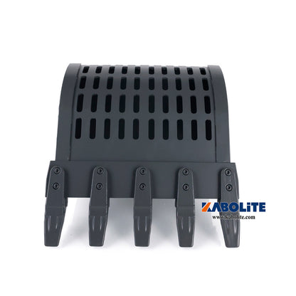 Kabolite Metal Bucket Upgrade Attachment Replacement Spare Part for 1/14 K970 100S Hydraulic RC Excavator Model