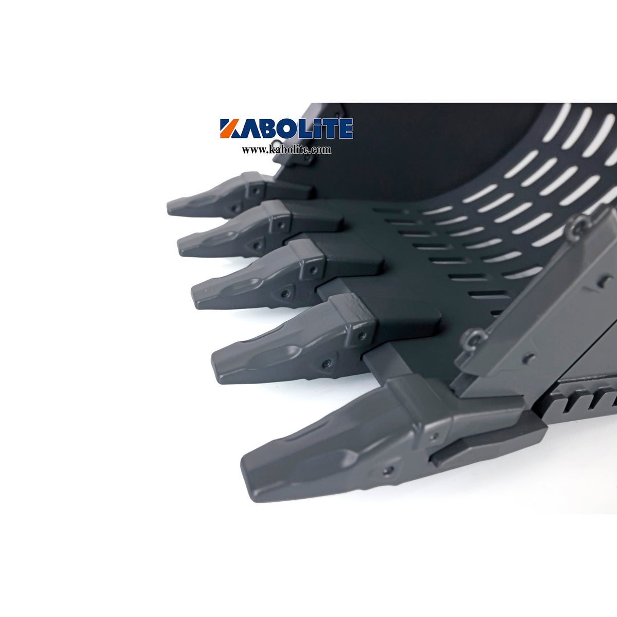Kabolite Metal Bucket Upgrade Attachment Replacement Spare Part for 1/14 K970 100S Hydraulic RC Excavator Model