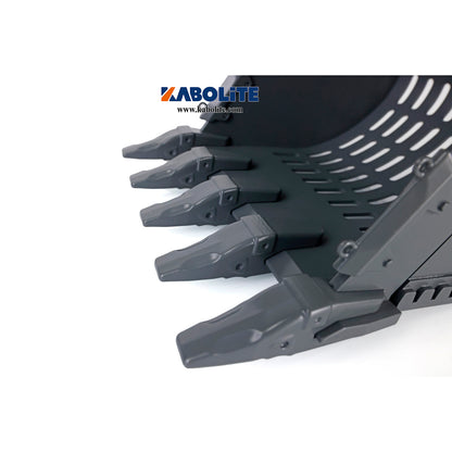 Kabolite Metal Bucket Upgrade Attachment Replacement Spare Part for 1/14 K970 100S Hydraulic RC Excavator Model