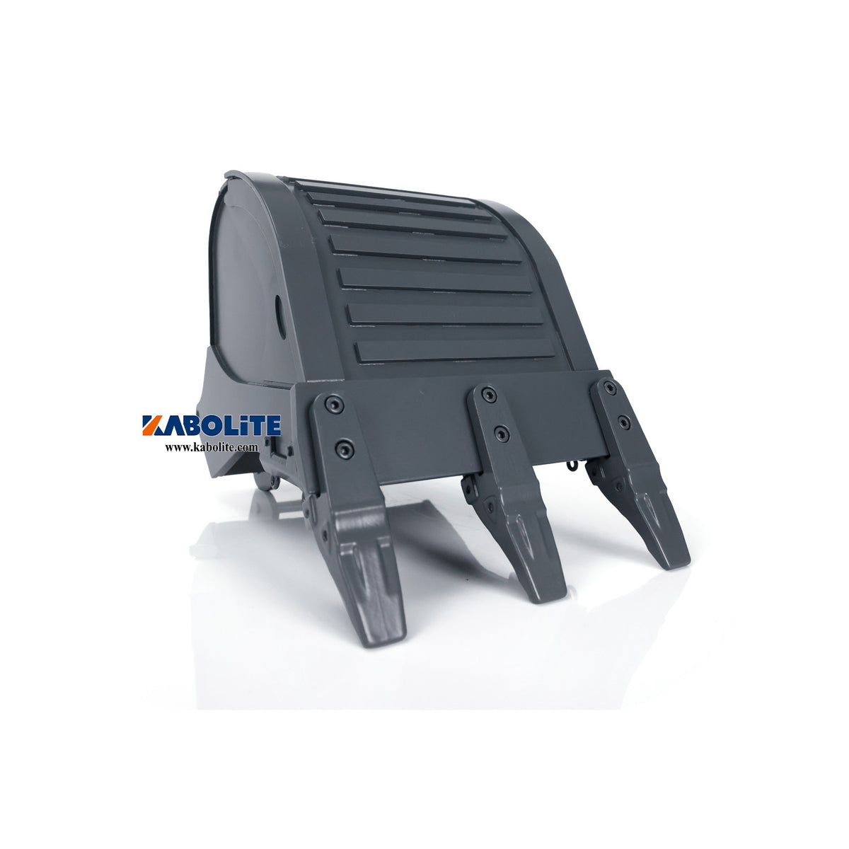 Kabolite Metal Bucket Upgrade Attachment Replacement Spare Part for 1/14 K970 100S Hydraulic RC Excavator Model