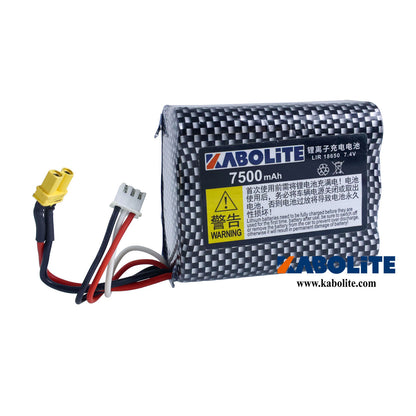 7500mah 7.4V 2S Battery for 1/14 Scale RC Truck 1:16 K966 Radio Control Loader Electric Car DIY Spare Parts Accessory