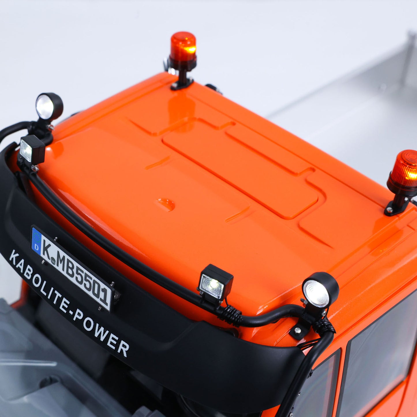 KABOLITE 5501 1/14 4X4 RC Off Road Crawler Truck with FS L12 Remote Controller 2 Speed Transmission Light Sound System