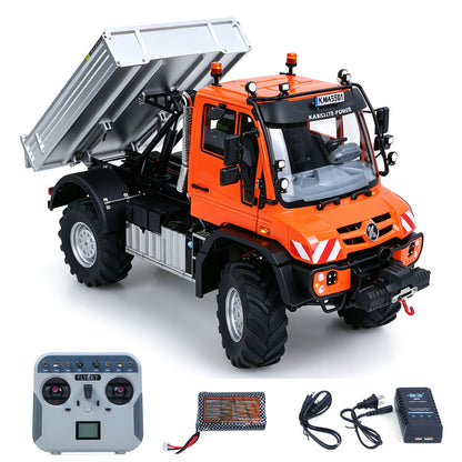 KABOLITE 5501 1/14 4X4 RC Off Road Crawler Truck with FS L12 Remote Controller 2 Speed Transmission Light Sound System