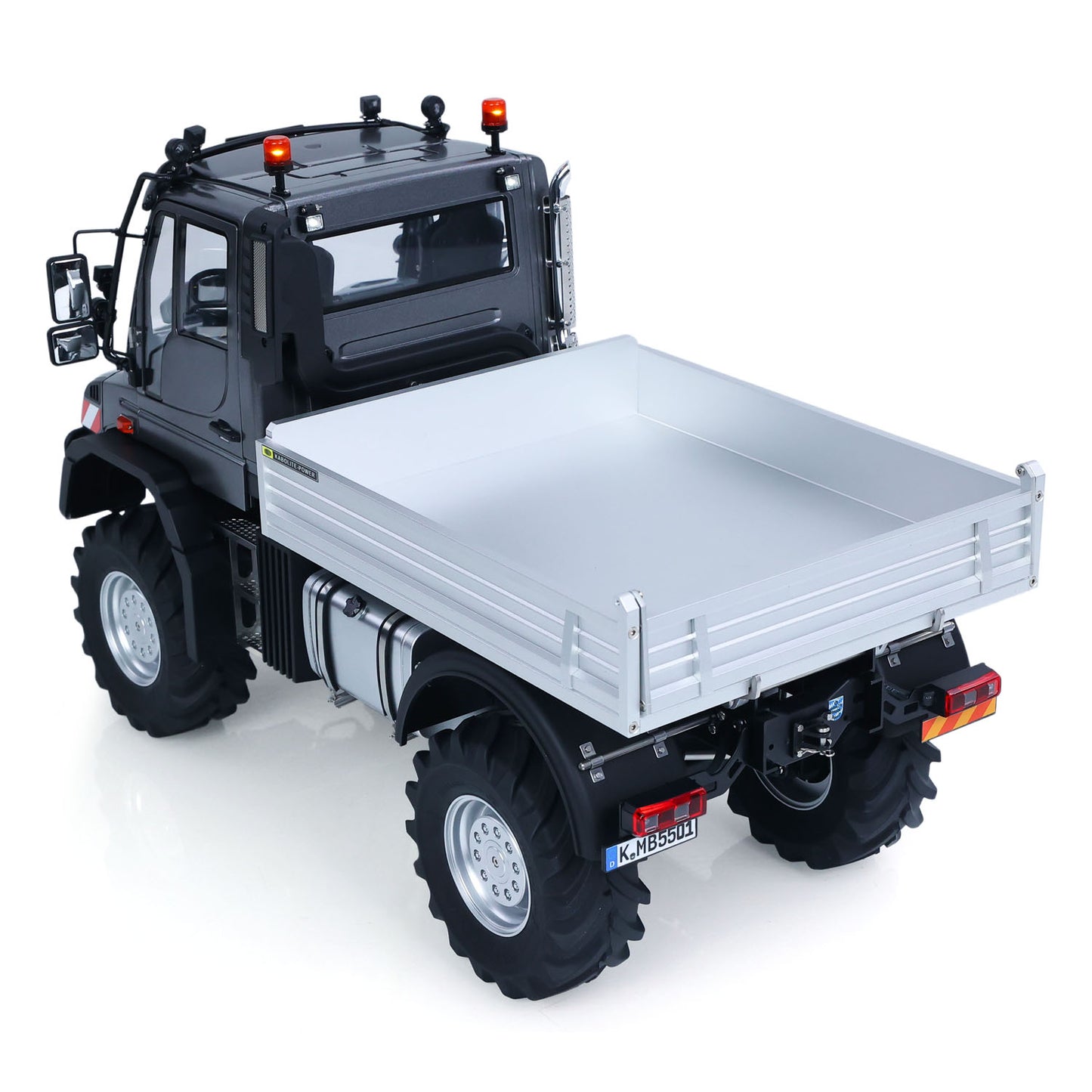 KABOLITE 5501 1/14 4X4 RC Off Road Crawler Truck with FS L12 Remote Controller 2 Speed Transmission Light Sound System