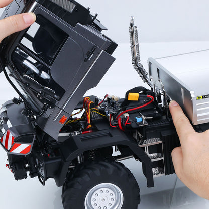 KABOLITE 5501 1/14 4X4 RC Off Road Crawler Truck with FS L12 Remote Controller 2 Speed Transmission Light Sound System