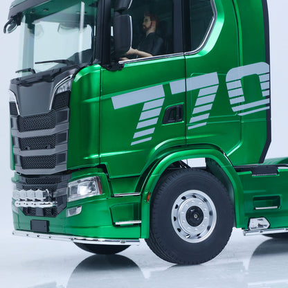 IN STOCK KABOLITE 770S 100 1/14 6X6 RC Tractor Truck with FlySky Radio Controller 2Speed Transmission Electric Windshield Wiper Sound Light