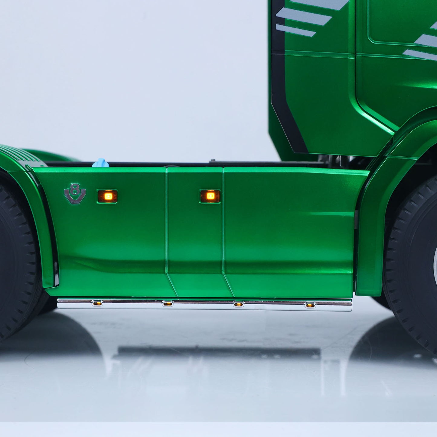 IN STOCK KABOLITE 770S 100 1/14 6X6 RC Tractor Truck with FlySky Radio Controller 2Speed Transmission Electric Windshield Wiper Sound Light
