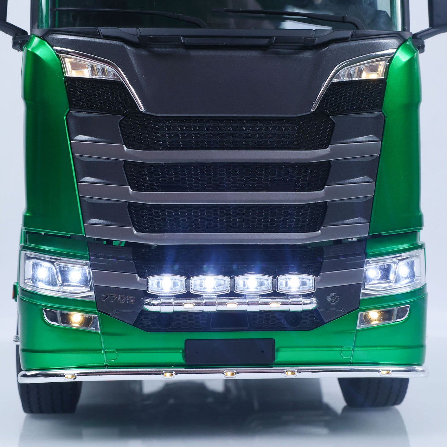 IN STOCK KABOLITE 770S 100 1/14 6X6 RC Tractor Truck with FlySky Radio Controller 2Speed Transmission Electric Windshield Wiper Sound Light