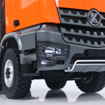 Kabolite 1/14 K5703 RC Electric Lifting Dumper Truck 8X8 Tipper Model FlySky Radio System Battery