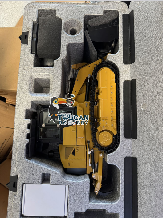 Second Hand US Warehouse Kabolite 1/16 K963 100 Hydraulic RC Loader K963-100 Radio Control Construction Vehicles Lights Battery Ready To Run