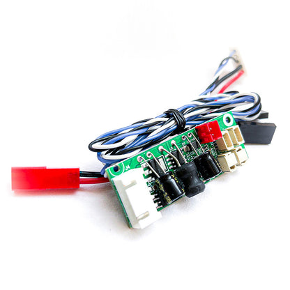 Connector Rotating Warning Light Controller Coarse Filter Upgraded Decorative GPS for 1/14 KABOLITE K970 RC Hydraulic Excavator