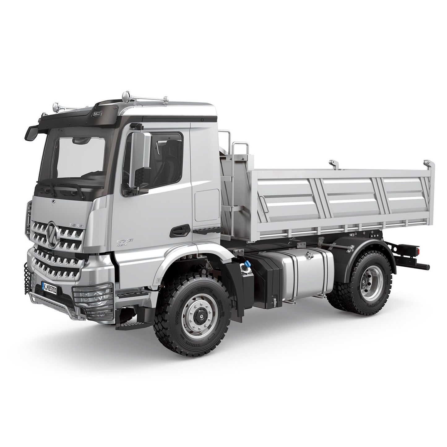 1/14 Scale Kabolite 5701 RTR RC Dump Truck 4x4 Remote Control Tipper Car Ready To Go With Sound Light Battery Transmitter Model