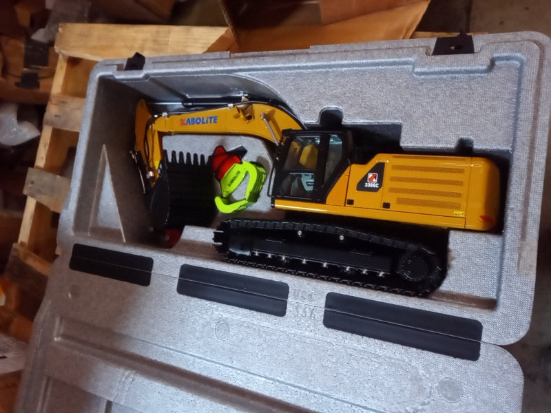 Second Hand US STOCK 1/18 RC Hydraulic Excavators Kabolite K961 100S RTR Radio Controlled Digger Simulation Vehicle Hobby Model