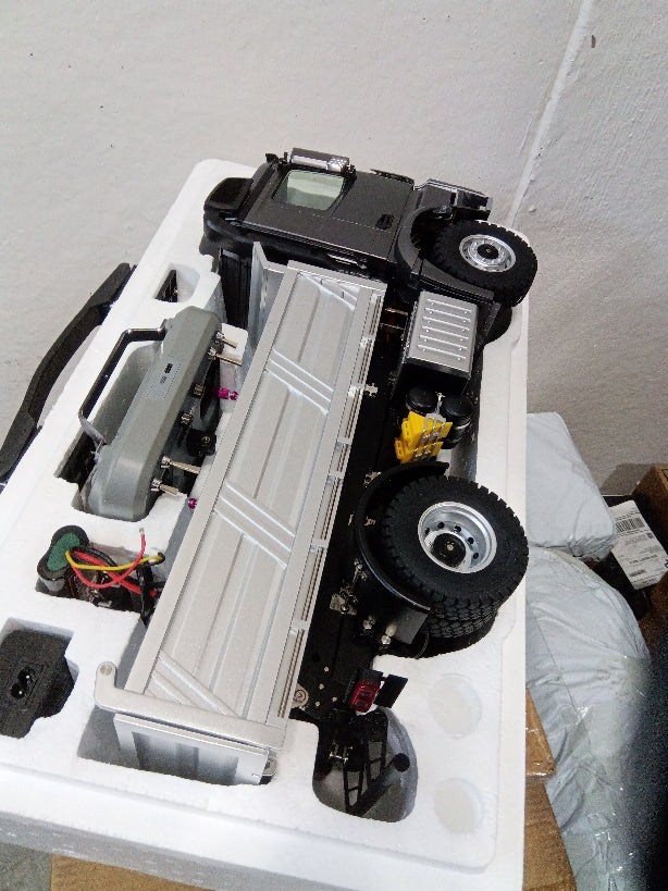 Fast Free Shipping Second Hand US Stock Kabolite 4x4 1/14 RC Dumper Truck 5701 RTR Remote Control Tipper Car 2-speed