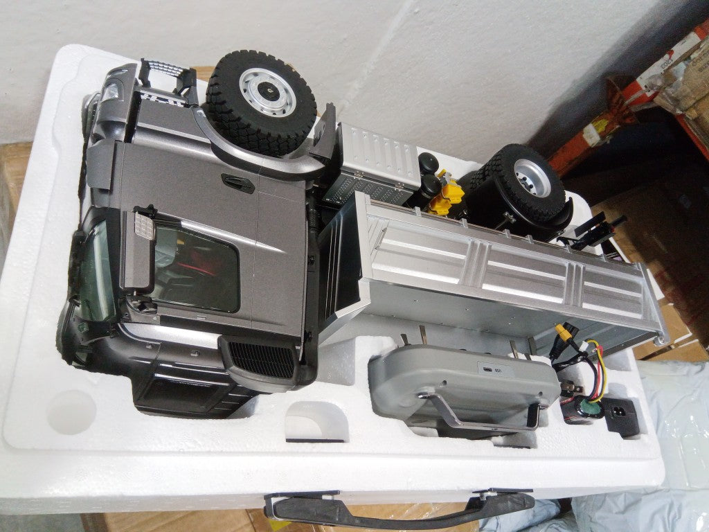 Fast Free Shipping Second Hand US Stock Kabolite 4x4 1/14 RC Dumper Truck 5701 RTR Remote Control Tipper Car 2-speed