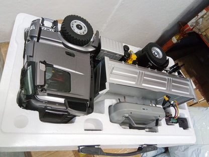 Fast Free Shipping Second Hand US Stock Kabolite 4x4 1/14 RC Dumper Truck 5701 RTR Remote Control Tipper Car 2-speed